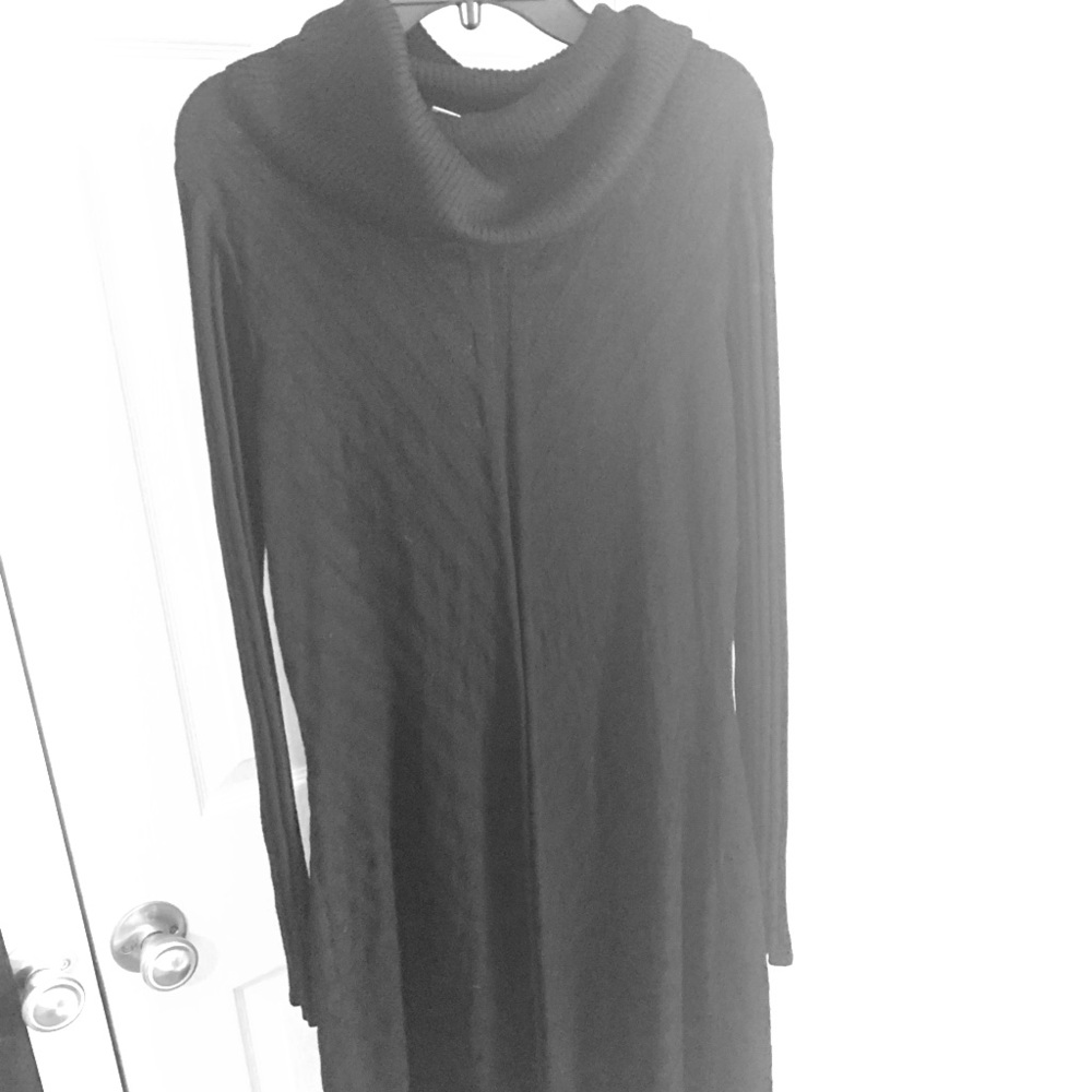 Midi flare sweater dress